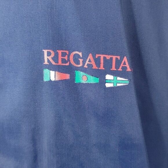 Regatta Sport Sailing Jacket Vintage 90s Boating Roll Up Hood Lightweight Mens - Picture 2 of 7